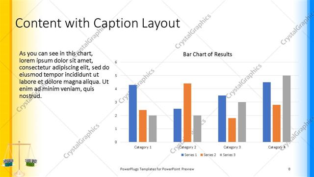 Content with Caption presentation slide layout