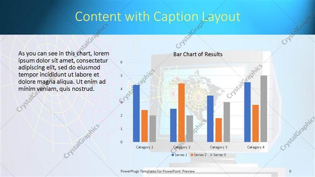 Content with Caption presentation slide layout