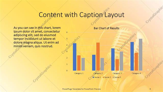 Content with Caption presentation slide layout