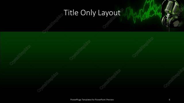 Title Only presentation slide layout