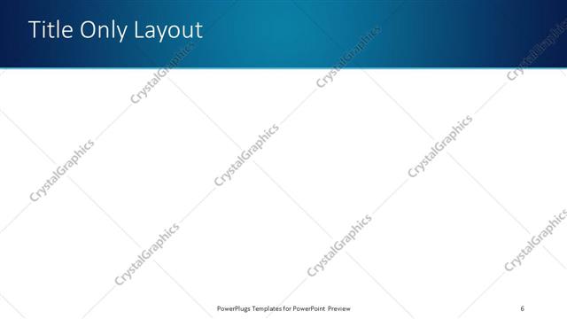 Title Only presentation slide layout