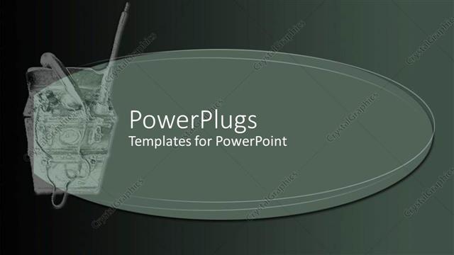  Presentation with military communication - A military field communication material with lines in the background