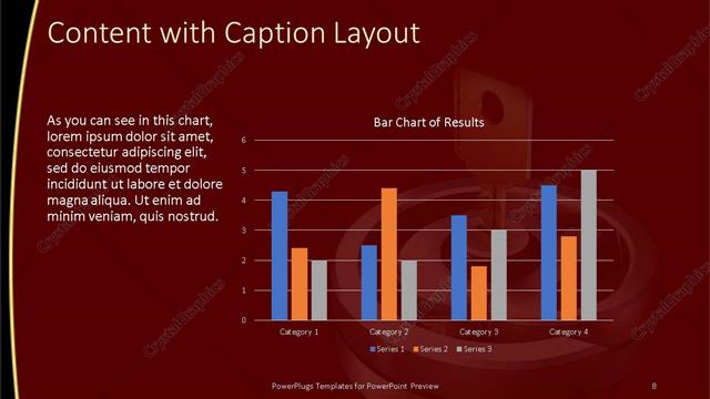 Content with Caption presentation slide layout