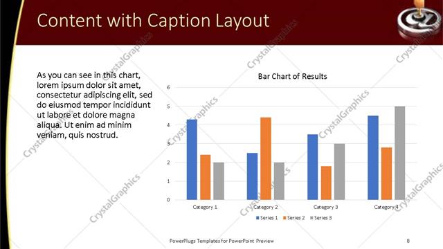 Content with Caption presentation slide layout