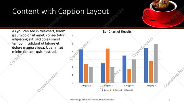 Content with Caption presentation slide layout