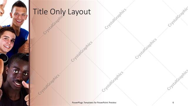 Title Only presentation slide layout