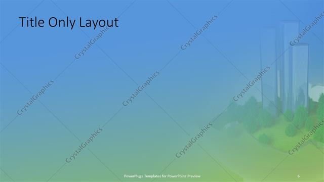 Title Only presentation slide layout