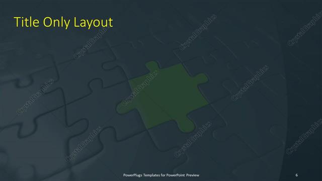 Title Only presentation slide layout