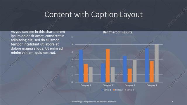Content with Caption presentation slide layout