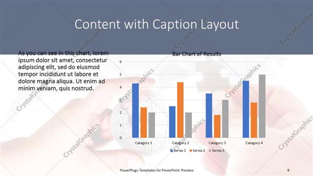 Content with Caption presentation slide layout