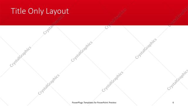 Title Only presentation slide layout