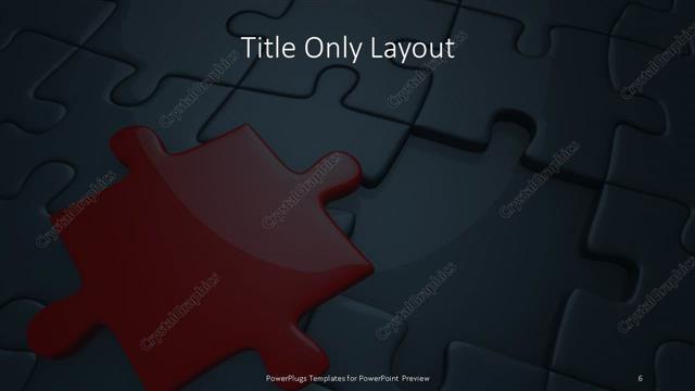 Title Only presentation slide layout
