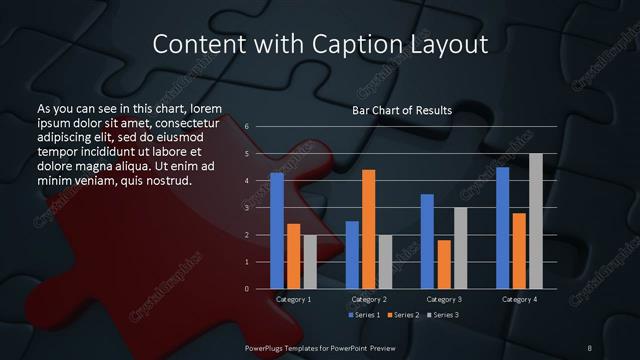 Content with Caption presentation slide layout