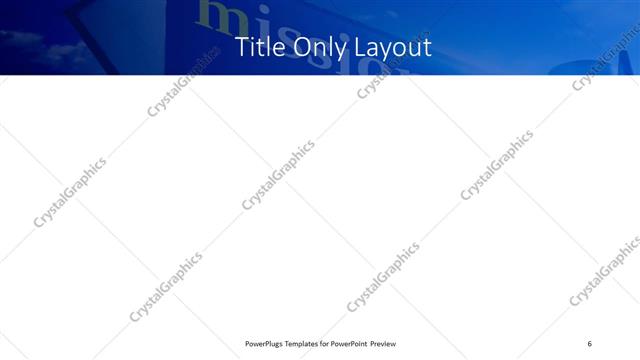 Title Only presentation slide layout