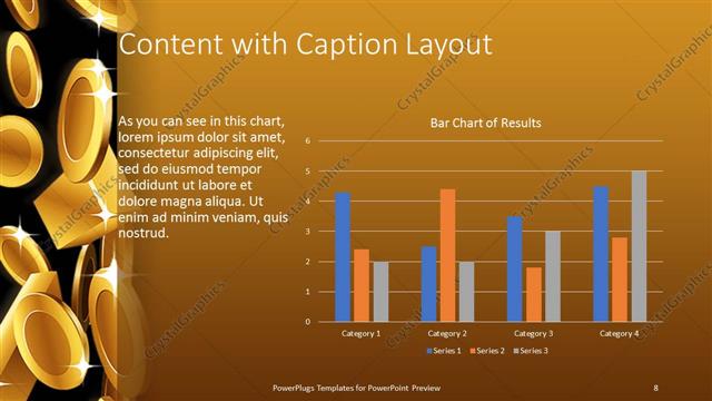 Content with Caption presentation slide layout
