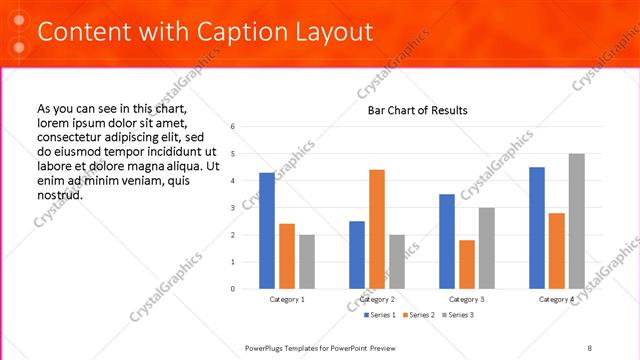 Content with Caption presentation slide layout
