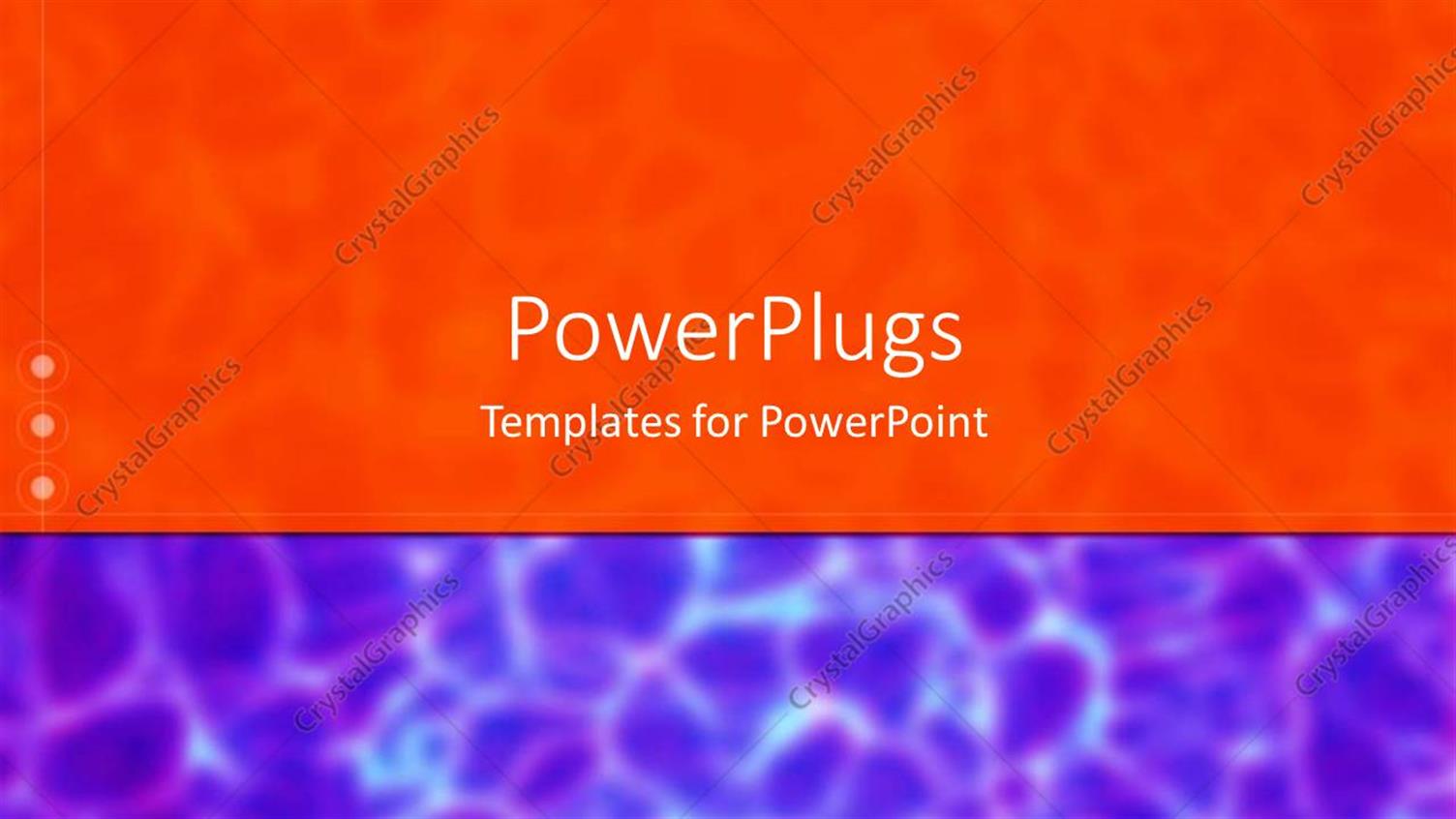 Featuring a Mixture of Orange and Bluish Background