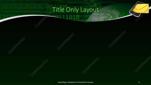 Title Only presentation slide layout