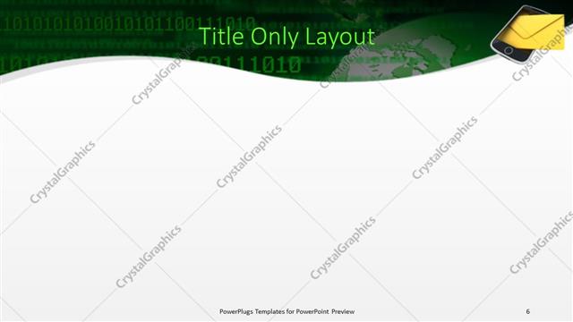 Title Only presentation slide layout