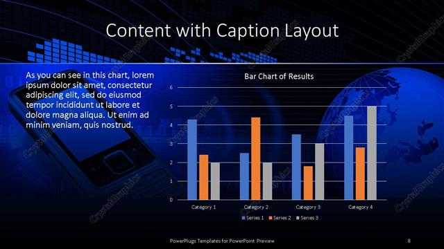 Content with Caption presentation slide layout