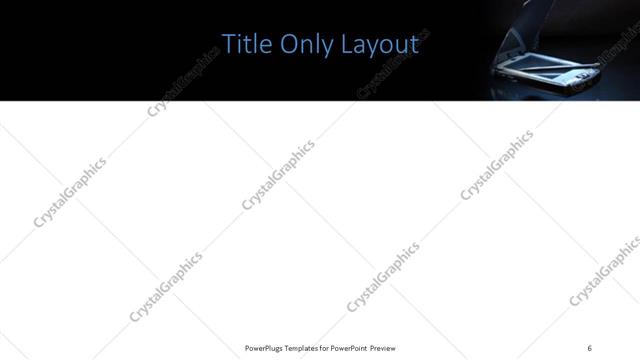Title Only presentation slide layout