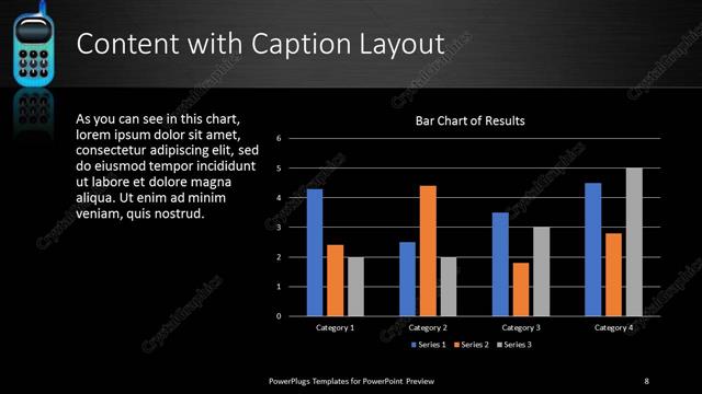 Content with Caption presentation slide layout