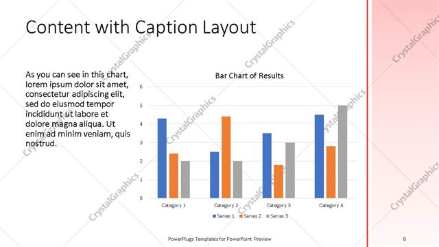 Content with Caption presentation slide layout