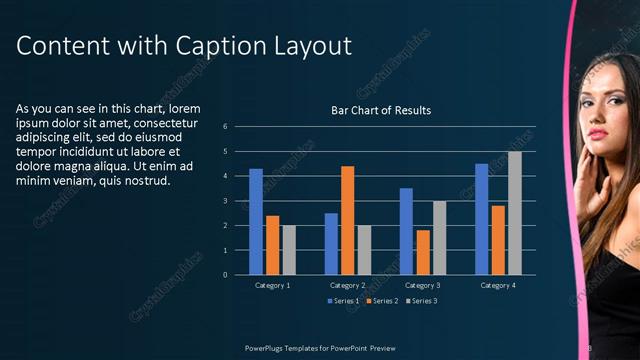 Content with Caption presentation slide layout