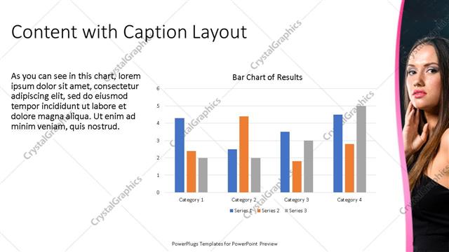Content with Caption presentation slide layout
