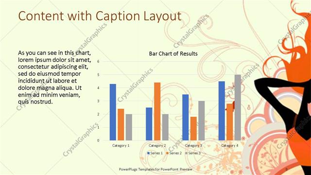 Content with Caption presentation slide layout