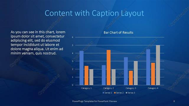 Content with Caption presentation slide layout