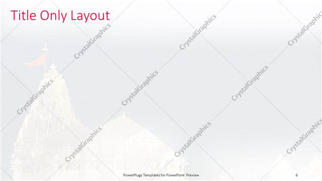 Title Only presentation slide layout