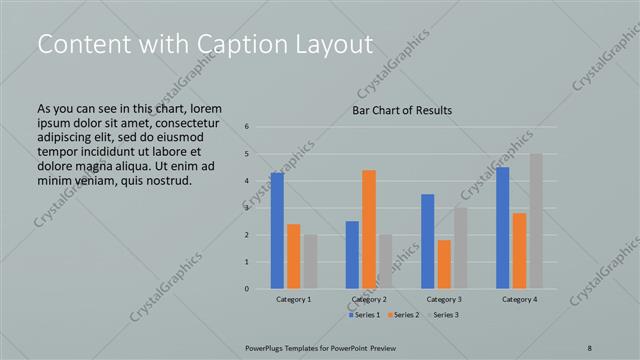 Content with Caption presentation slide layout
