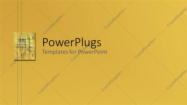  Presentation with orange general - Modern simple wooden wall artwork on orange background