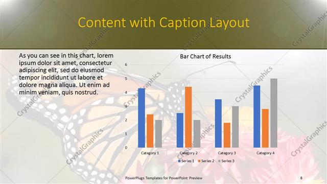 Content with Caption presentation slide layout