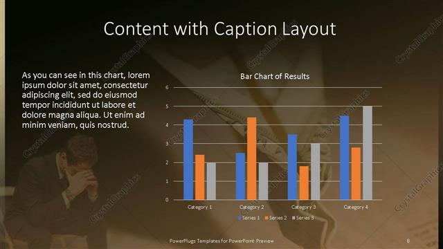 Content with Caption presentation slide layout