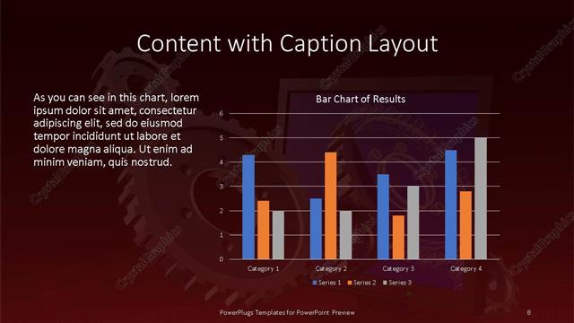 Content with Caption presentation slide layout