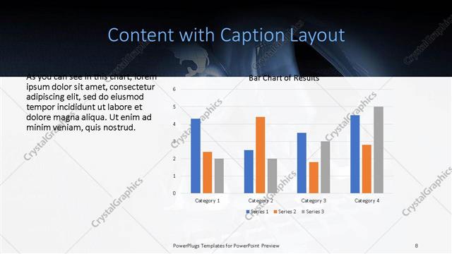 Content with Caption presentation slide layout