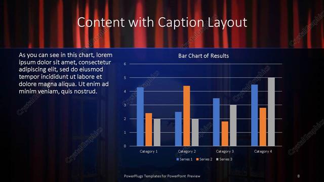 Content with Caption presentation slide layout