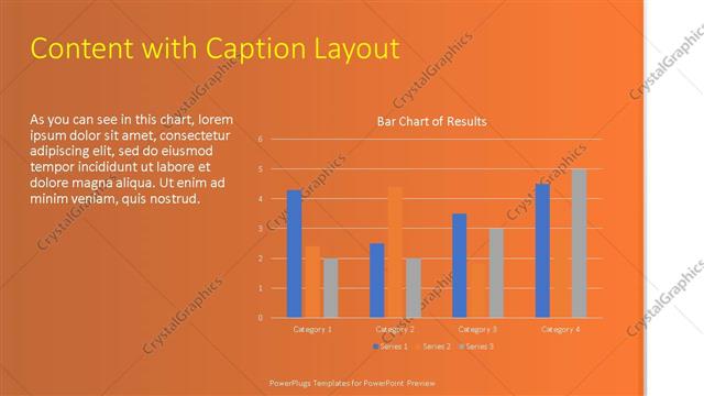 Content with Caption presentation slide layout