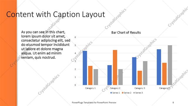 Content with Caption presentation slide layout