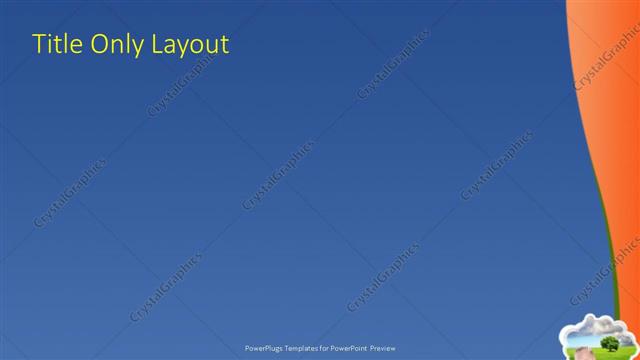 Title Only presentation slide layout