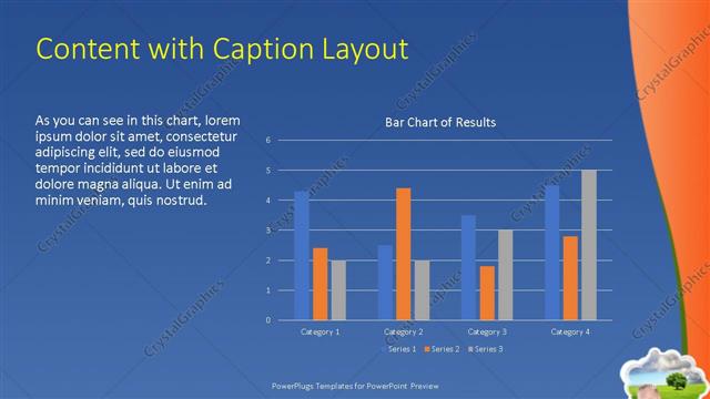 Content with Caption presentation slide layout