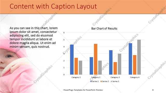 Content with Caption presentation slide layout
