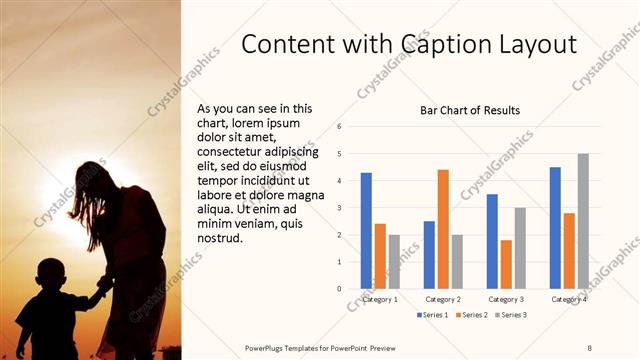 Content with Caption presentation slide layout