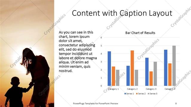Content with Caption presentation slide layout