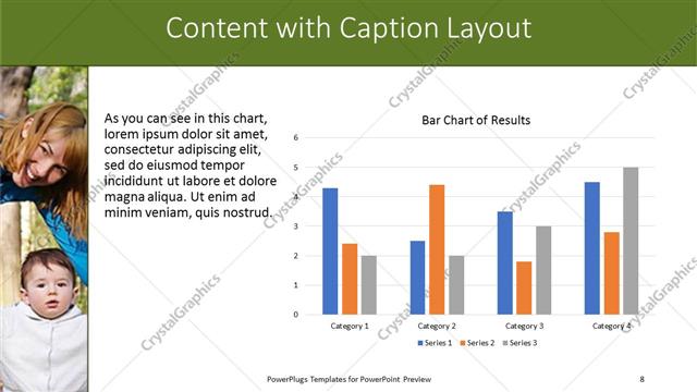 Content with Caption presentation slide layout