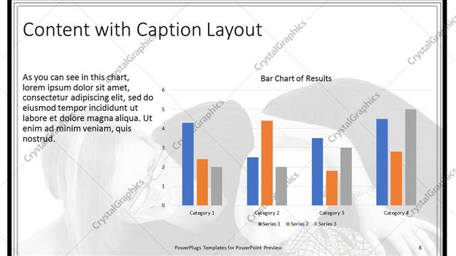 Content with Caption presentation slide layout