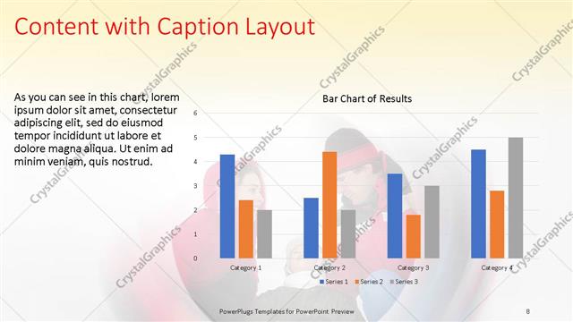 Content with Caption presentation slide layout