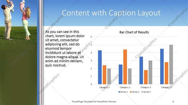 Content with Caption presentation slide layout